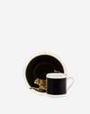 Dolce & Gabbana Porcelain Espresso Set In Multicolor