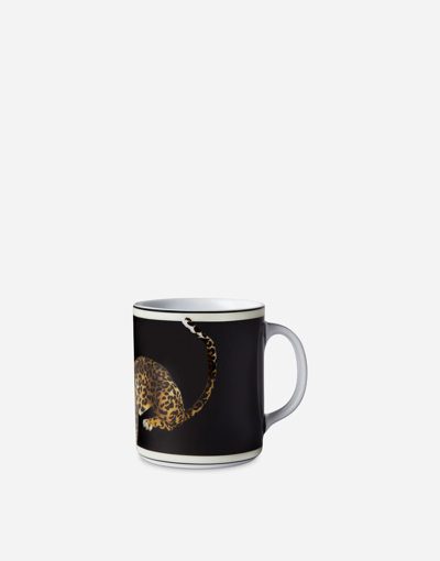 Dolce & Gabbana Porcelain Mug In Multicolor