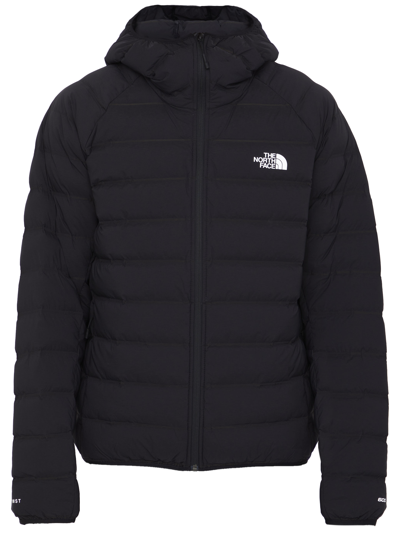 The North Face Belleview Stretch Water Repellent 600-fill Power Down Puffer Jacket In Black