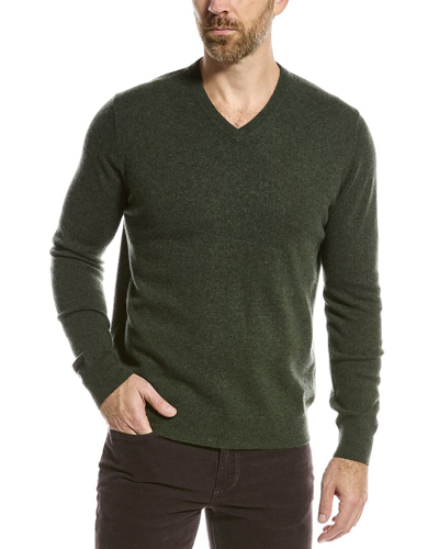 Magaschoni V-neck Cashmere Sweater In Green