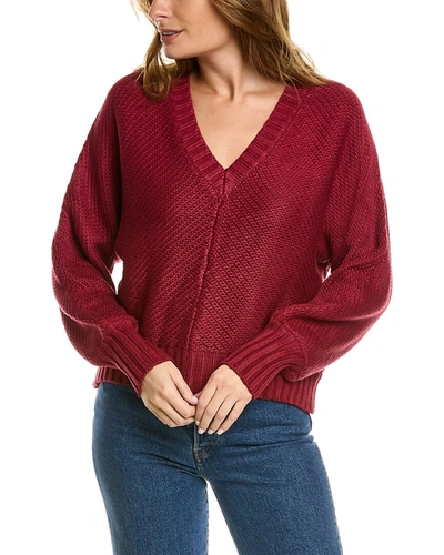 Ramy Brook Larson Sweater In Red
