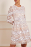 Needle & Thread Chantilly Sequin Micro Mini Dress In Pink