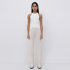 Jonathan Simkhai Cambrie Recycled Cashmere Pant In Egret