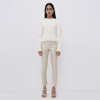 Simkhai Rae High Rise Skinny Denim In Gold Foil