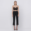 Simkhai Shirley Delicate Lace Bustier Top In Black