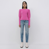 Simkhai Levy Fuzzy Knit Pullover In Hot Pink
