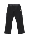 Moncler Logo Sided Drawstring Waist Track Pants In 999