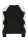 SAINT LAURENT CREWNECK LONG-SLEEVED OVERSIZED SWEATER