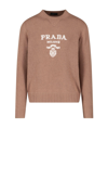 Prada Intarsia-knit Logo Wool-blend Jumper