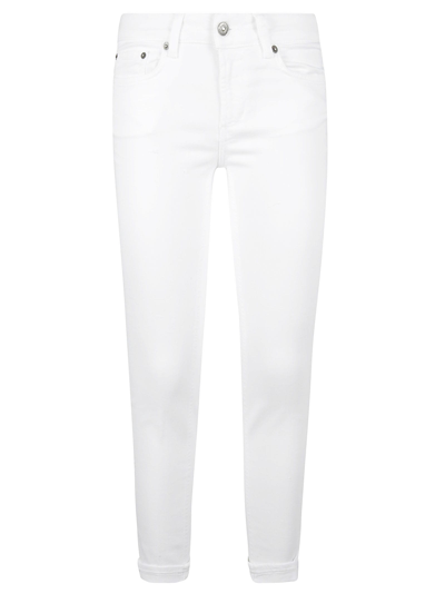 Dondup Monroe Jeans In Bianco