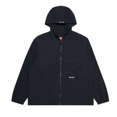 Pre-owned Supreme Reflective Zip Hooded Jacket 'black'
