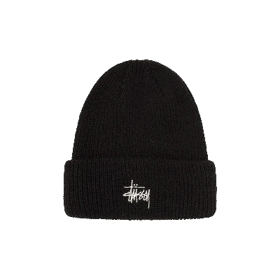 Pre-owned Stussy Basic Cuff Beanie 'black'