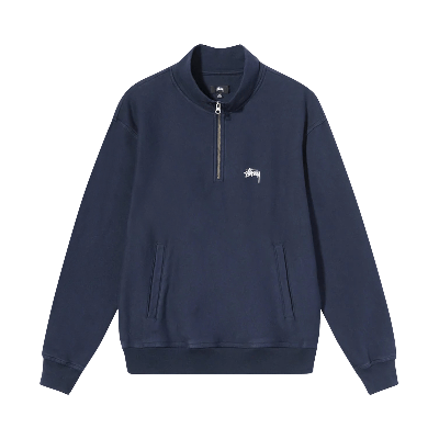 Pre-owned Stussy Stock Logo Mock 'navy' In Blue