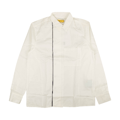 Pre-owned Pyer Moss Snap Long-sleeve Button Down Shirt 'white'