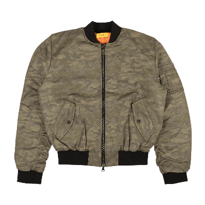 Pre-owned Pyer Moss Camo Bomber Jacket 'green'