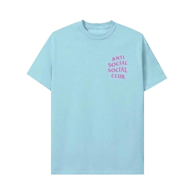 Pre-owned Anti Social Social Club Sweetness Tee 'blue'