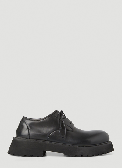 Marsèll Micarro Leather Derby Shoes In Nero