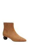 Kate Spade Sydney Ball-heel Booties In Medium Biscotti