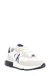 Calvin Klein Magalee Sneaker In Light Gray/ Blue