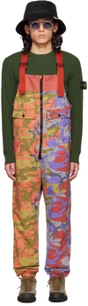 STONE ISLAND MULTIcolour HERITAGE CAMO dungarees
