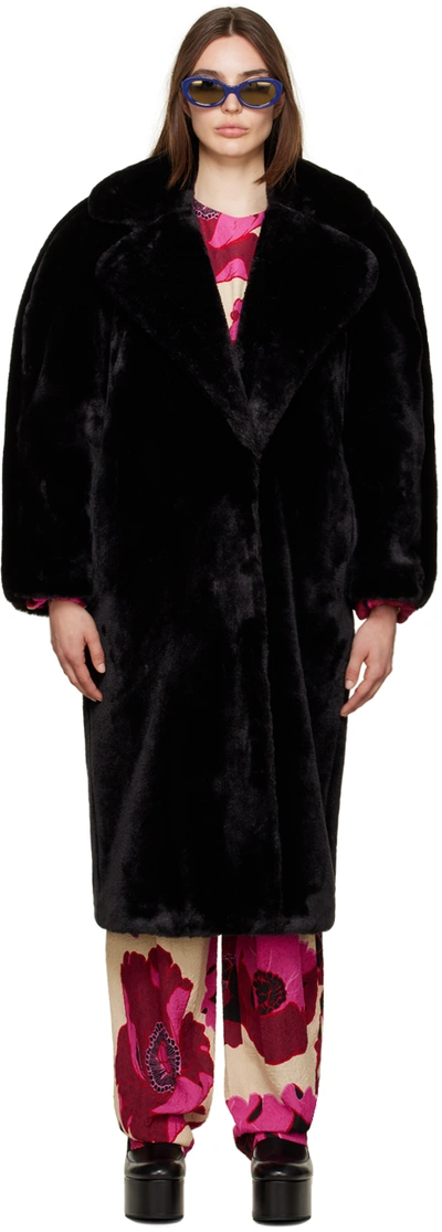 Dries van noten faux fur coat sale