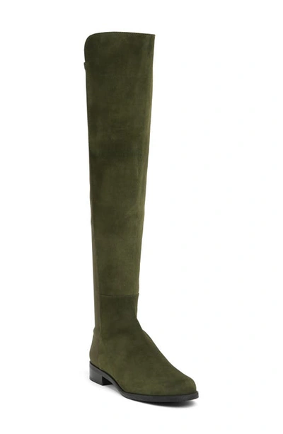 Stuart Weitzman 5050 Over The Knee Boot In Hunter