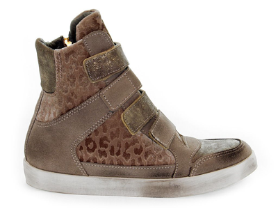 Beverly Hills Polo Club Womens Brown Suede Hi Top Sneakers