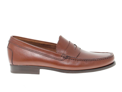 Antica Cuoieria Men's Brown Leather Loafers