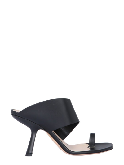 Nicholas Kirkwood Brasilia 90mm Leather Mules In Black