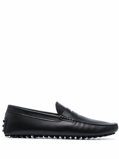 Tod's Man Loafers Black Size 6.5 Soft Leather