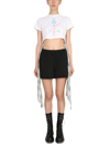 Opening Ceremony Word Torch Hybrid Tshirt In White