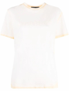 ALBERTA FERRETTI ALBERTA FERRETTI WOMEN'S YELLOW COTTON T-SHIRT,070101601021 M