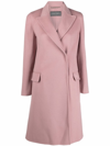 ALBERTA FERRETTI ALBERTA FERRETTI WOMEN'S PINK WOOL COAT,A061966300175 42