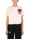 DISCLAIMER DISCLAIMER WOMEN'S WHITE OTHER MATERIALS T-SHIRT,21IDS50935OFFWHITE XS