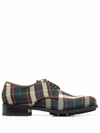 VIVIENNE WESTWOOD VIVIENNE WESTWOOD MEN'S GREEN POLYESTER LACE-UP SHOES,72030001MW0008O201 39