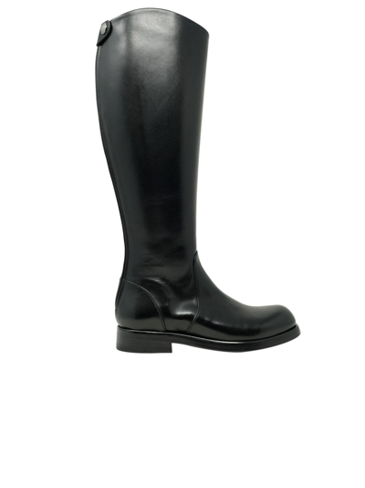 Alberto Fasciani Women's Black Leather Boots