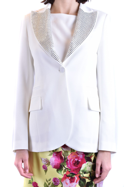 Blumarine Women's  White Polyester Blazer