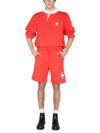 Helmut Lang "lifeguard" Bermuda In Red