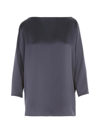 Gianluca Capannolo Nathalie Satin Shirt In Blue