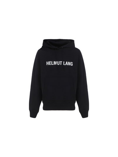 Helmut Lang Sweatshirt In Black Cotton