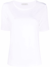 LE TRICOT PERUGIA LE TRICOT PERUGIA WOMEN'S WHITE COTTON T-SHIRT,66684001 M