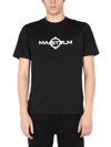 MA.STRUM MA.STRUM MEN'S BLACK OTHER MATERIALS T-SHIRT,MAS836922M000 XL