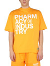 PHARMACY INDUSTRY PHARMACY INDUSTRY MEN'S ORANGE OTHER MATERIALS T-SHIRT,PHM475GIALLONE S