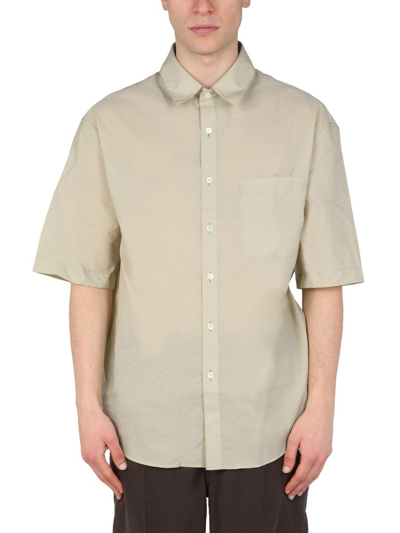 Lemaire Shirt With Pocket In Green