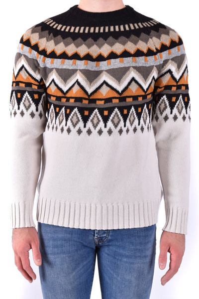 Paolo Pecora Mens Multicolor Wool Sweater