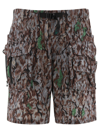 SOUTH2 WEST8 SOUTH2 WEST8 MEN'S GREY OTHER MATERIALS trousers,KP801HORNCAMO L