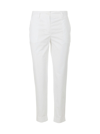 P.a.r.o.s.h . Slim Fit Trousers In White