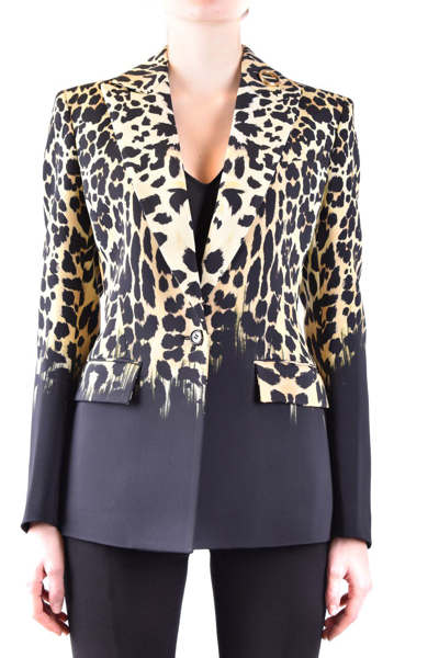 Roberto Cavalli Tailored Multicolor Jacket With Structured Shoulders