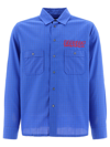 Rassvet Paccbet By Gosha Rubchinskiy Rassvet (paccbet) By Gosha Rubchinskiy Men's Blue Cotton Shirt In Blue