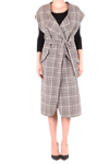 Alysi Womens Multicolor Other Materials Coat In Multicolor